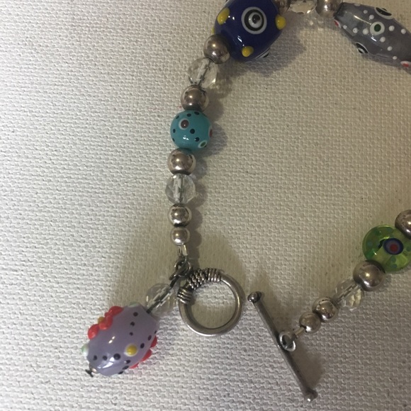 Handblown Glass Bracelet - Picture 3 of 5